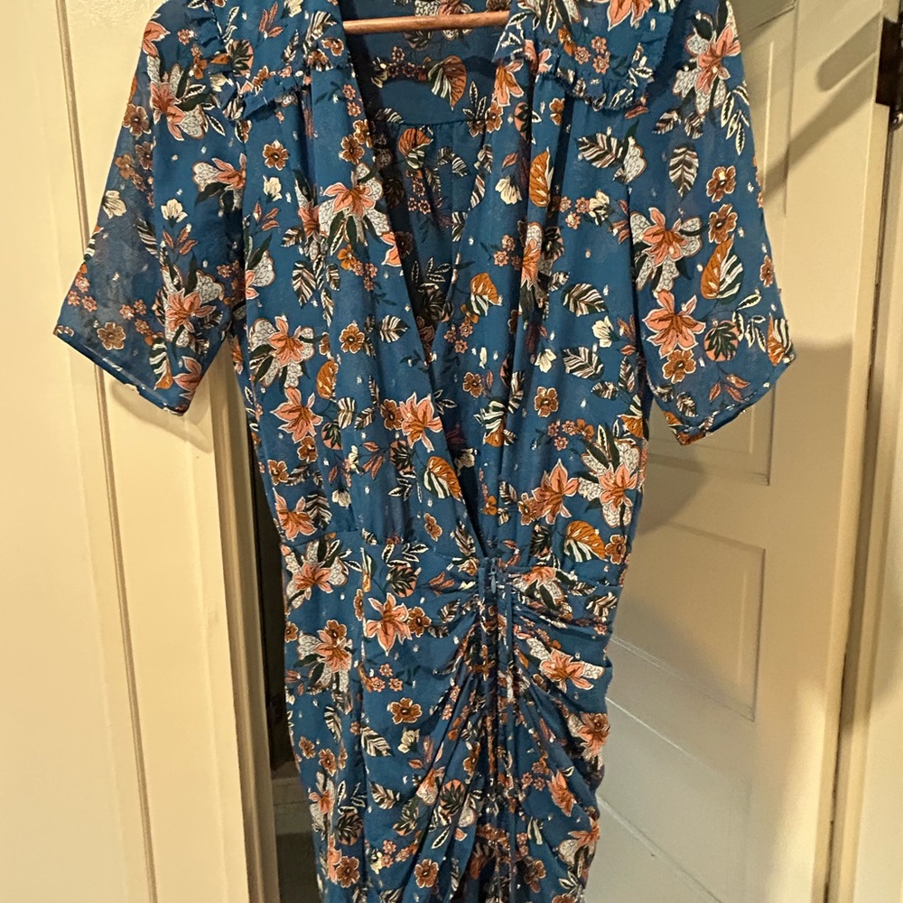Veronica Beard Silk Blue Dress